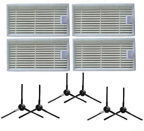 Filtre à vide, brosse latérale pour aspirateur pour Medion MD 19500/19510/19511/19900