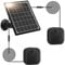 UYODM Panneau solaire de 5 W compatible avec Blink Outdoor 4 (4e génération)/(3e génération) XT3/Blink XT/XT2, fournit une alimentation continue à deux caméras clignotantes simultanément, panneau
