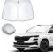 CDEFG Kompatibel mit Skoda Karoq 2017-2023 2024 Sonnenschutz Abdeckungen Frontscheibe Sonnenschirm Die Vordere Schallwand Windschutzscheibe Auto Sonnenblende Karoq Kodiaq RS Sportline Zubehör