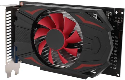 GTX1050 2GB DDR5 Gaming Graphics Card, 2560x1600 Resolution, PCI Express 2.0 16X Slot, Cooling Fan, Cooling Module for Stable Performance