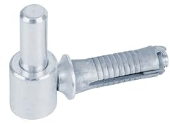Alberts 864422 Kloben zum Einschrauben | mit metrischem Gewinde | galvanisch blau verzinkt | Dornmaß Ø14 mm | 65 x 33 mm | 10er Set
