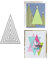Dreieck Rahmen Weihnachtsbaum Stanzschablonen Weihnachten Stanzen für DIY ScrapBooking Album Dekorative Papier Handwerk und Karten Herstellung
