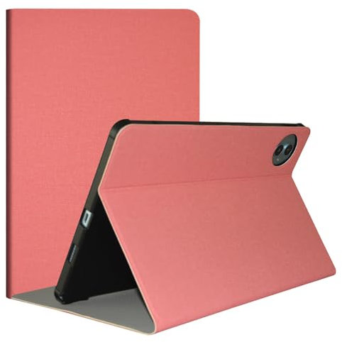 AKNICI Funda para TECLAST P50/TECLAST P50S Tablet 11 Pulgadas, PU Ultra Delgada Cubierta Trasera de TPU Cover Carcasa con Auto-Sueño/Estela Soporte Función para TECLAST P50/TECLAST P50S, Rosa