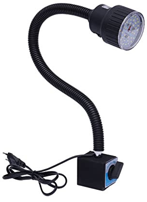 10W CNC Maschinenlampe Flexibles Schwanenhals Licht mit Magnetic Base, LED Werkzeug Maschinenleuchte Magnetische LED Arbeitsleuchte, Drehmaschine Lampe LED Nähmaschine Lampe