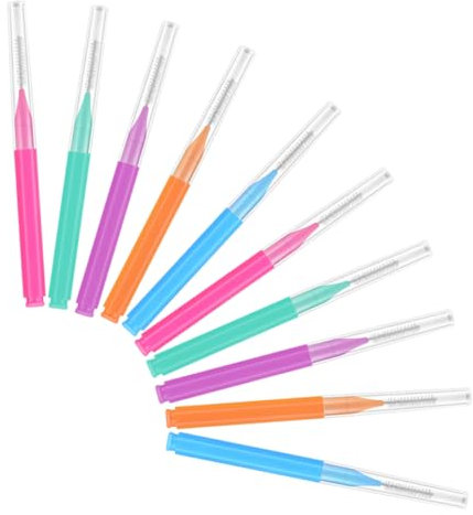 Gatuida 50stücke Reiniger Interdentalbürsten Mit Zahnseide-reinigungsbürsten Für Mundreinigung Reisen