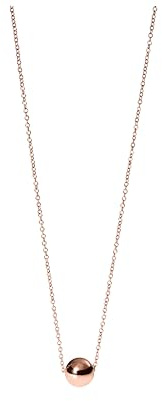 Purelei Minimalist Kette mit Kugel – wasserfest & verstellbar | Filigrane Edelstahlkette mit glänzendem Kugelanhänger & 14K/18K Vergoldung | Zeitloses Basic-Piece für jeden Look