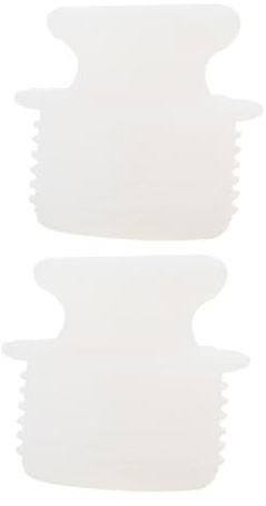 TOBBOMEY Lot de 2 Bouchons en Silicone pour Bouteille D'eau Chaude, Bouchon de Bouilloire Isotherme, Diamètre 3,5 Cm, Étanchéité Solide, Accessoire Ménager Réutilisable et Facile à