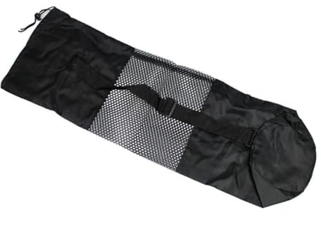 DKJAHSEK Yogatasche Atmungsaktive Yoga-Matten-Tasche, Verstellbarer Riemen, Mesh-Yoga-Sporttasche, Organizer, Stretching, Bauchmuskeln, Sporttaschen(70x20cm)