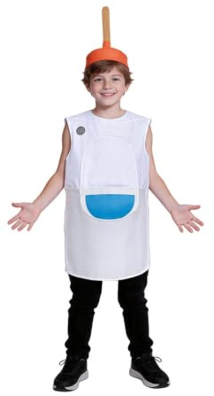 Generisch Kinder Flaschen Kostüm mit Lustigem Print für Halloween Party