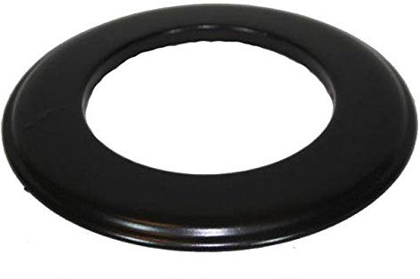 Ofenrohr Rauchrohr Rosette schwarz emailliert hq 120 ø