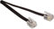 Valueline TEL-0011B Cordon téléphone RJ11 mâle ET RJ11 mâle Noir