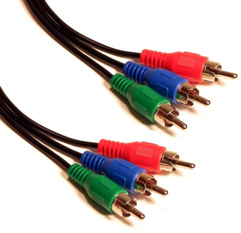 kenable RGB Component Video Lead 3 Phonos To 3 RCA Phono Cable 1m [1 metres]