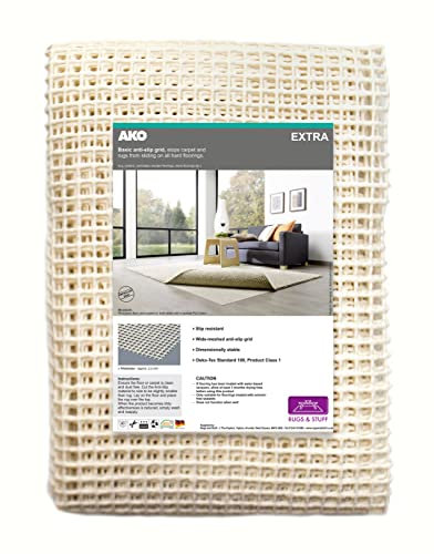 Rugs & Stuff - AKO Extra - Anti Slip Rug Gripper Pad Anti Skid Underlay for Hard Floors - Washable - 120 x 160cm