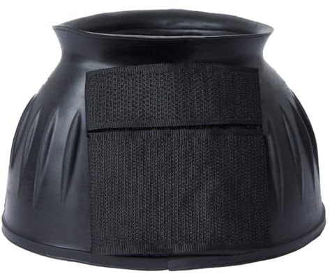 HORZE Hufglocken, robust, Größe L, Schwarz