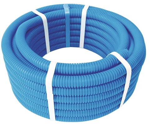 SOMATHERM FOR YOU, Couronne de tube PER gainé bleu Ø12-15m, installation rapide et facile, compatible avec tous raccords PER, idéale pour réseaux d'eau potable et chauffage
