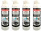 4 Stück à 250 ml CleanPrince Waschmaschinenreiniger | Maschinenreiniger Waschmaschinenreiniger Kalk Bakterien Gerüche Schimmel Waschmaschine Waschmaschinen Reiniger