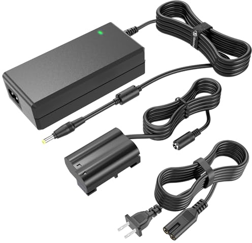 Gonine EN EL15 Dummy Battery for Nikon, EP-5B DC Coupler, EH-5 AC Adapter.