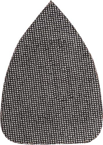 kwb Gitterleinen Schleif-Papier Schleifgitter-Scheibe für Nass- und Trocken-Schliff, f. Delta-Schleifer 97 x 136 K-220, aus Fiberglas, gelocht m. Klett, 5 Stk.