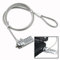 vhbw Kensington Lock für Laptop Notebook - Kabelschloss mit Zahlenschloss, 1,8 m
