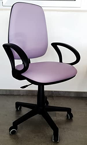 IDEALSEDIE - SEDIA DA UFFICIO, CASA, ALZATA A GAS, BRACCIOLI RINFORZATI, RUOTE PARQUET, RIVESTIMENTO TESSUTO O FINTA PELLE, SCHIENALE ALTO REGOLABILE, PRODOTTO IN ITALIA E CERTIFICATO.