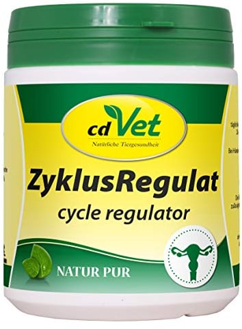 cdVet Naturprodukte ZyklusRegulat 300 g - Hund - Ergänzungsfuttermittel - Unterstützung hormoneller Prozesse + Regulierung des Hormonsystems - Scheinschwangerschaft + Läufigkeit - Harmonisierung -
