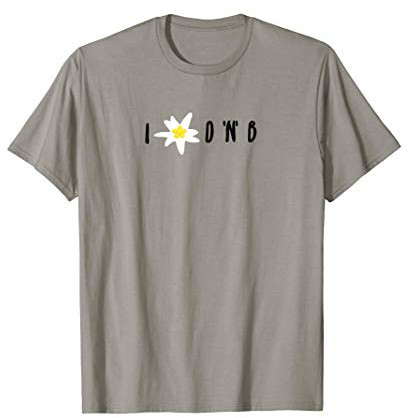 Lustiges I love Drum n Bass T-Shirt Edelweiss Geschenkidee T-Shirt