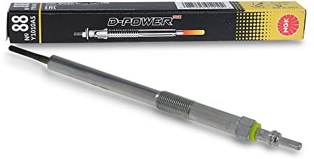 NGK 91210 Diesel Glühkerze 4,4V Schlüsselweite:10 mm Gewindemaß:M10 x 1,0 Glühkerzenausführung:Metall-Glühkerze ohne Drucksensor