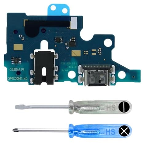 MMOBIEL Ladebuchse Kompatibel mit Samsung Galaxy A71 2020 - Dock Connector USB C - Audio Jack/Mikrofon/Antenne Ersatz - Inkl. Schraubenzieher
