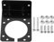 Soporte de montaje Soporte para 7 pines Caravana Remolque Remolque Conector Enchufe Enchufe Negro Metal