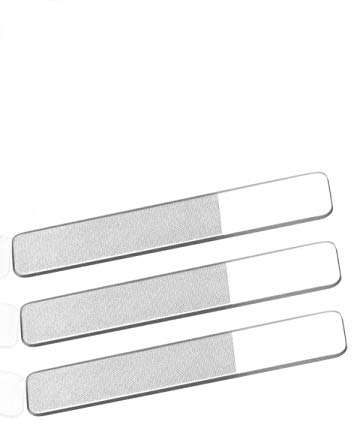 Lime à Ongles En Verre,3 piècesMettre à niveau limes à ongles, Plus Épais Professionnelle Pour Lime à Ongles Pour Salon De Manucure Et Maison, Set De Manucure Amélioré Pour femme et homme