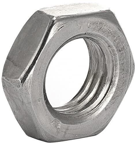 FASTON® Sechskantmuttern M8 niedrige Form aus rostfreiem Edelstahl A2 V2A (2 Stück) DIN 439 Muttern Flachmuttern Kontermutter Flachmuttern Mutter Halbmuttern Kontermuttern