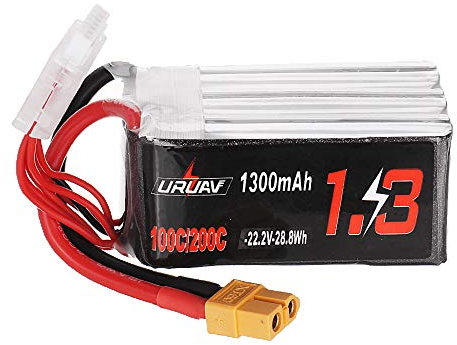 KINGDUO 22.2V 1300Mah 100C/200C 6S Lipo Batterie pour Drone Rc FPV