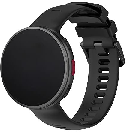Xkravo Kompatibel mit Polar Vantage V2, Armband Ersatz für Vantage V2, Silikon Wechselarmband (Schwarz)