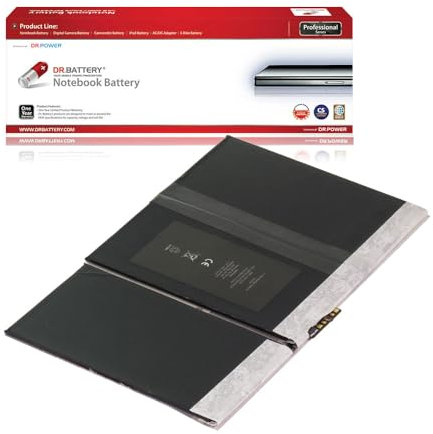DR. BATTERY A1376 A1395 A1396 A1397 Battery compatible with Apple iPad 2 2nd Gen Generation 616-0561 616-0572 [3.8V]