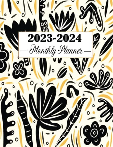 2023-2024 Monthly Planner: 2 Year Monthly Planner Calendar Schedule Organizer, Appointment Book, 1 month on two pages, with Federal & Funny Holidays, ... for Notes and more, 8.5×11|Large Planner