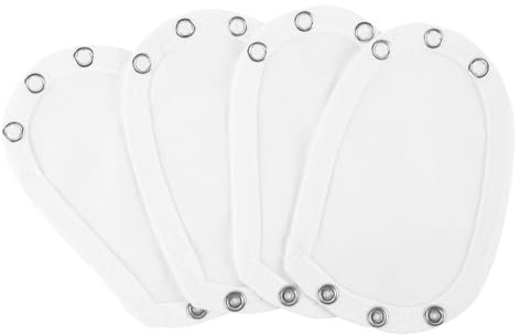 Aolso Extension per Il Corpo, 4pcs Prolunga Body Neonato, Utility Pannolino Prolunga, Unisex-Bimbi, Bianco