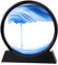 Qinsky Peinture de Sable Qui coule,Image d'art de Sable en Mouvement Sable Dynamique Peinture de Sable Décor de Mouvement Liquide 3D Rond Dynamique Décor Art Paysage de Sable pour Décoration Maison