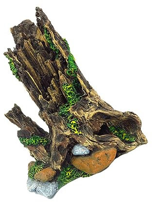 HAPINARY 1stk Totholzdekoration Aquarium Stammverzierung Aus Harz Künstliches para Künstliches Totholz Aquarienverzierung Tankpflanzen Dekor Rhododendron-Wurzel Ornamente
