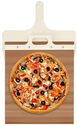 Sliding Pizza Peel (2025NEW), Pala Pizza Scorrevole,Pala per pizza scorrevole,Pala per pizza antiaderente con manico scorrevole