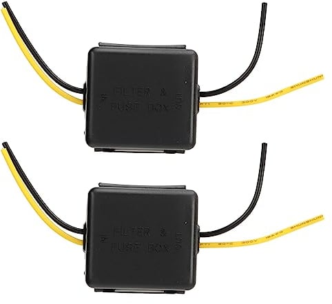 Generic Ground Loop Isolator, Ground Loop Noise Isolator Low Pass Filter For Subwoofer 2Pcs 12V Interference Proof For Equalizers Amplifiers