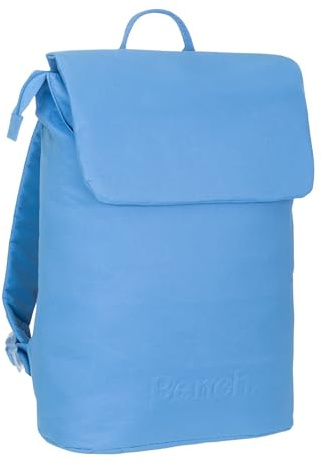 Bench Rucksack Daypack Damen A4 York 64200-4400 Sky Blue + Schlüsseletui | Mädchen small medium backpack Handtasche Damenrucksack Freizeit Büro Hellblau