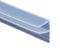 Striscia di Guarnizione per Porta della Doccia 200 cm - Forma F per Schermo Doccia, Balcone, Finestra - Fessura per Vetro 4-6 mm