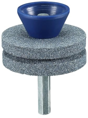 Resbalador de cortacéspedes de césped cortante giratorio universal afilar equilibrador de piedra para perforador de perforación de perforación manual de césped afilador de cortacéspedes
