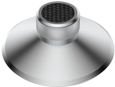 Vinyl-Schallplattengewicht LP-Vinyl-Plattenspieler Metall-Disc-Stabilisator Schallplattengewicht mit weicher Bodenpolsterung Stabilisierungsgeschwindigkeit für Plattenspieler (LP120S)