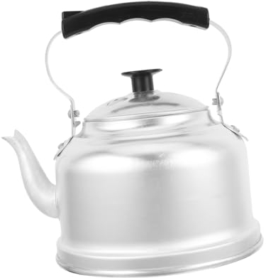 Ciieeo Antiguo Hervidor De Aluminio Hervidor De Aluminio Estufa Hervidor De Agua Calentador De Agua Hervidor De Agua Hervidor De Agua Silbando Tetera Manejar Hervidor De Agua Silbando