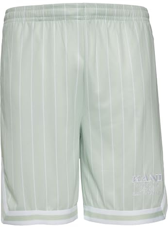 Karl Kani Herren KM232-005-1 KK Retro Pinstripes Mesh Shorts