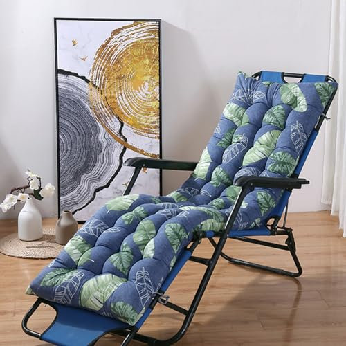 HOUSN Gartenkissen, Auflage für Gartenliege 170X48X8cm, Polsterauflage für Sonnenliege, Auflagen für Deckchair, 8cm Dicke Polsterung