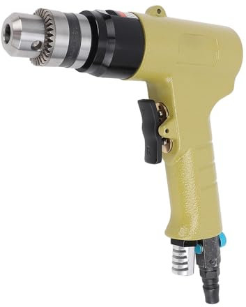 Taladro Reversible Neumático Profesional, Herramienta de Taladro de Rotación Reversible de 3/8 de Pulgada de Alta Velocidad de 1800 RPM para Muebles, Producción de Máquinas, con