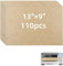 110PCS Air Fryer Liners Disposable Parchment Paper Sheets Compatible with Breville Smart Oven Air Fryer Pro BOV900BSS, Unbleached Parchment Paper for Baking Air Fryer Accessories, 13×9