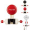 Suction Shower Head Holder, Adjustable Suction Cup Shower Holder, Handheld Shower Head Holder for Bathroom,Shower Head Holder Adhesive,Universal Shower Head Holder No Drilling Required (1, Red)